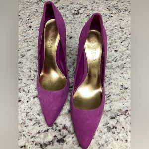 Vintage Ralph Lauren suede heels.  8B.